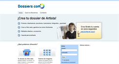 Desktop Screenshot of dossiers.com